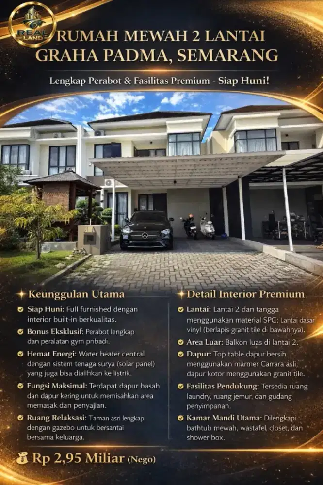 RUMAH MEWAH DI GRAHA PADMA SEMARANG