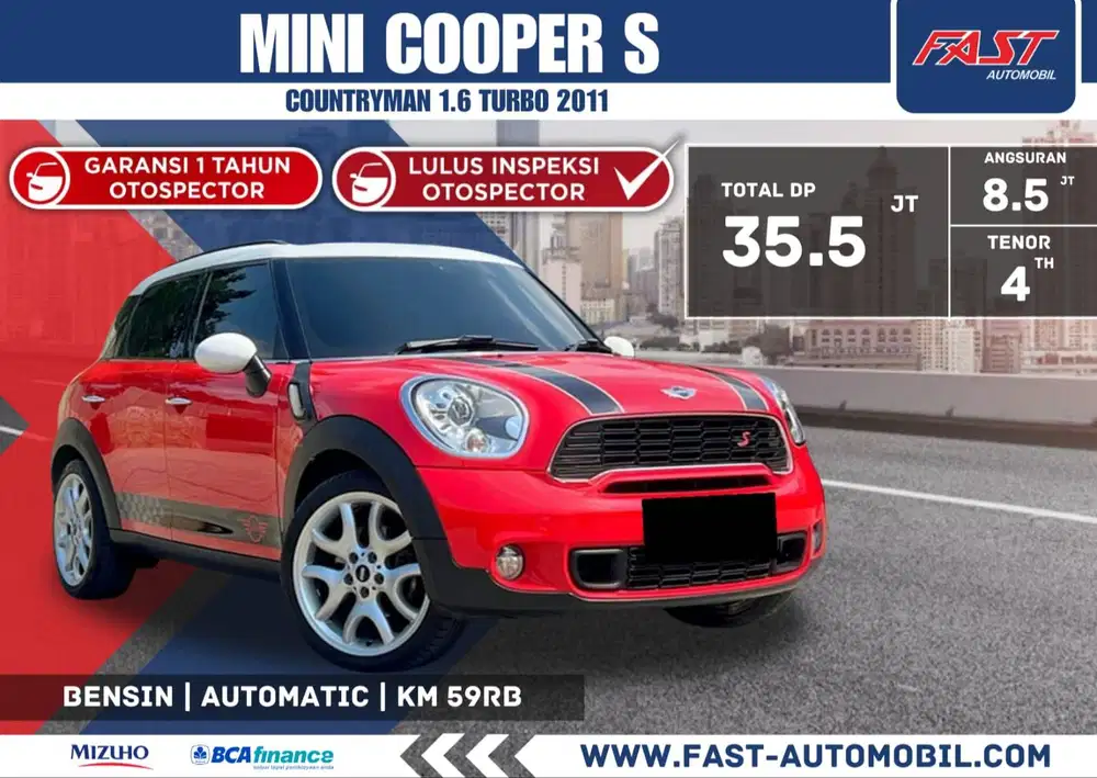 MINI COOPER S COUNTRYMAN 2011 PANORAMIC LOW KM.59RB INDIVIDUAL SEAT