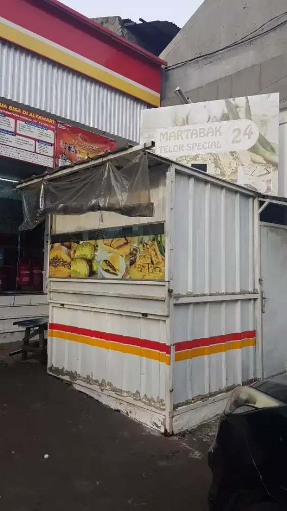 Dijual cepat murah booth container