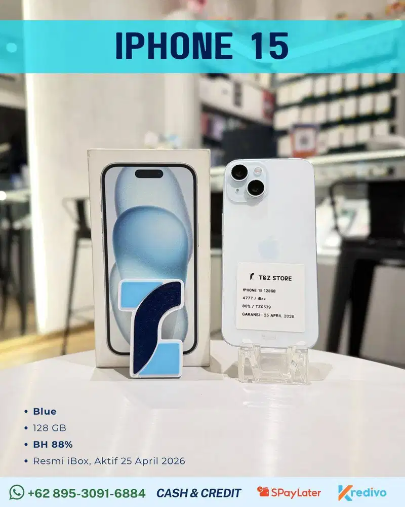 IPHONE 15 128GB - BLUE