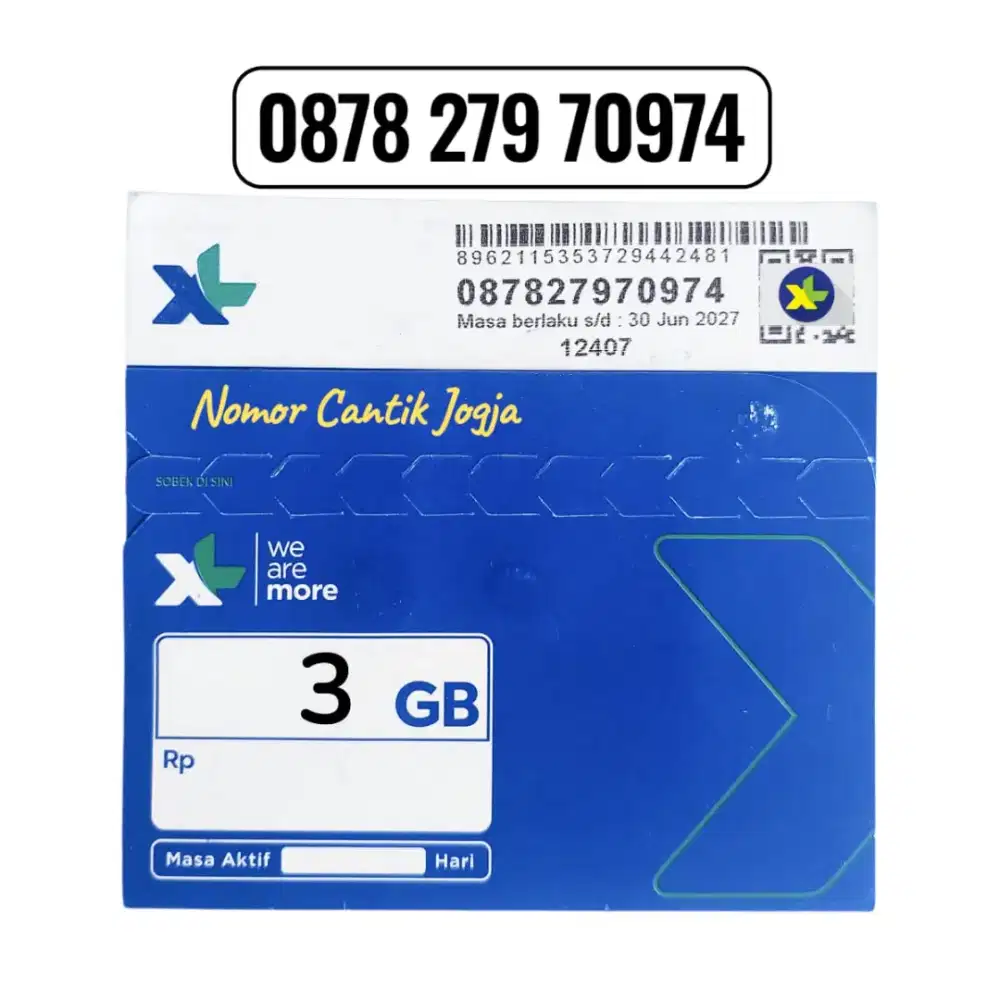 Nomor Cantik XL 70974 Jogja