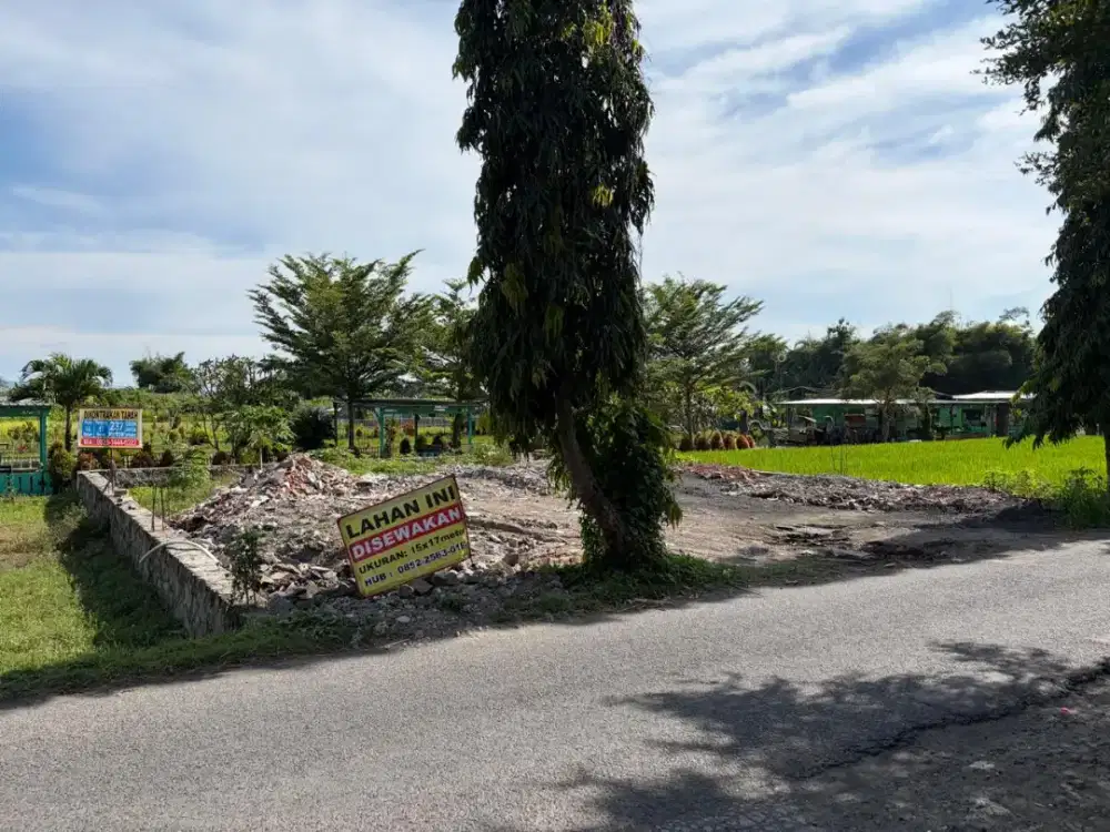 Disewakan Sawah Kering Dekat Jl Imogiri Timur KM 7 Cocok Buat Usaha