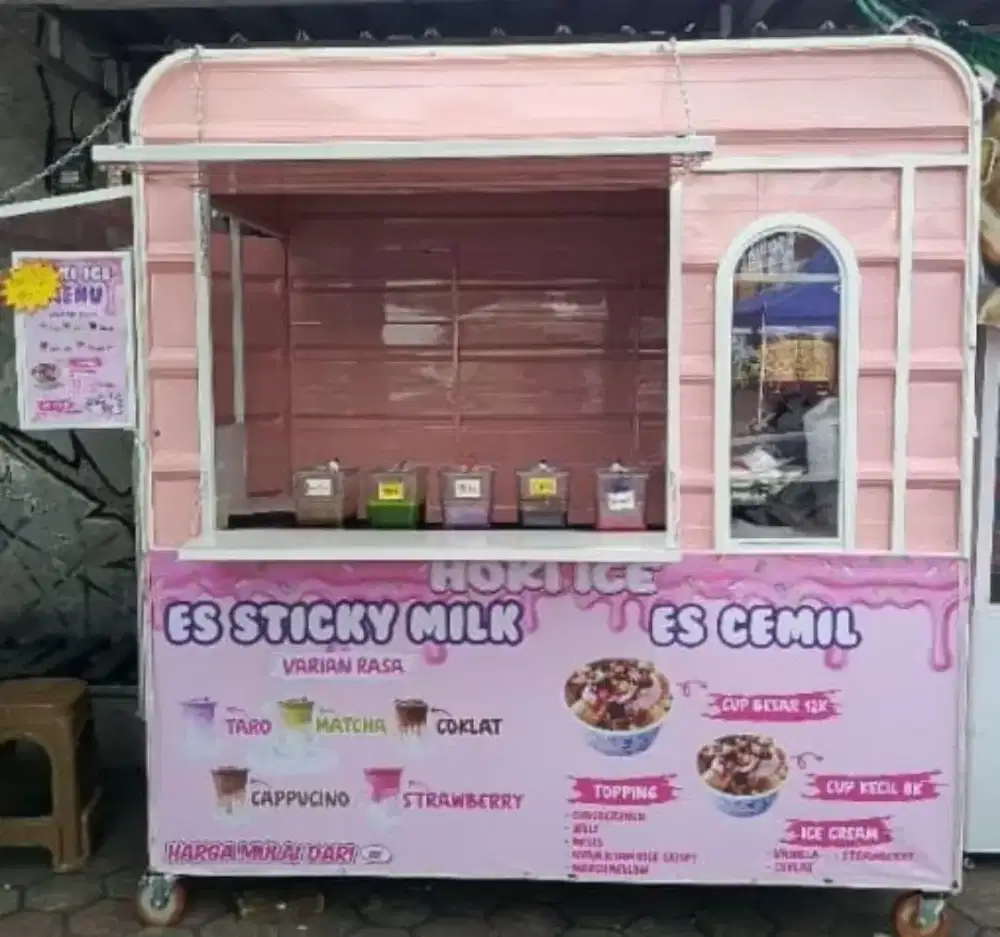 Kontener booth bagus kokoh murah