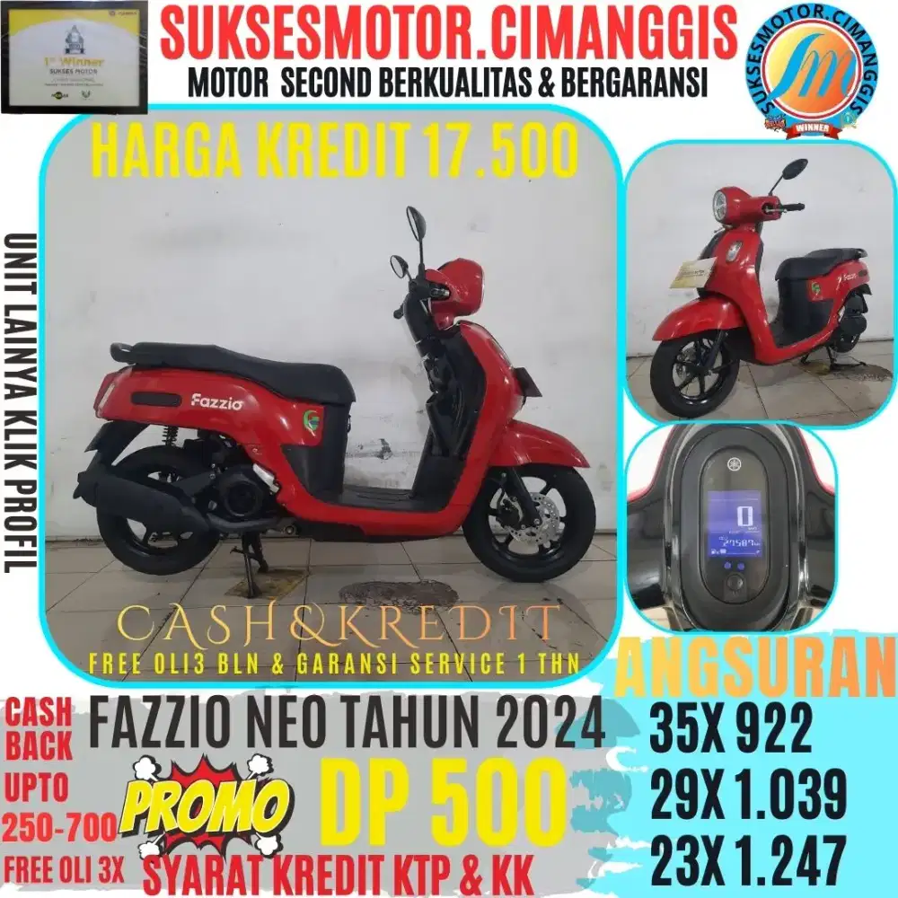 FAZIO NEO CASHBACK UPTO700RBU FREEOLI3X TERMURAH BERGARANSI