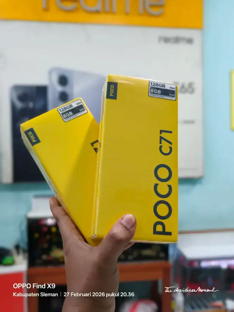 POCO C71 4/128 NEW SEGEL TERMURAH GARANSI RESMI 15 BULAN