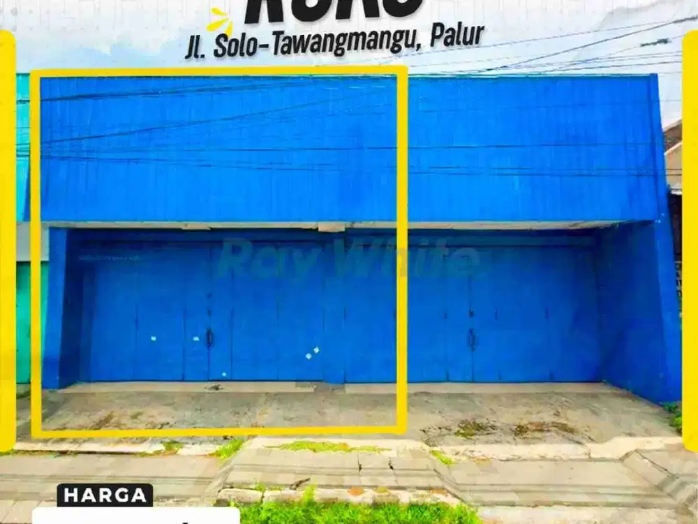 ruko dekat flyover palur