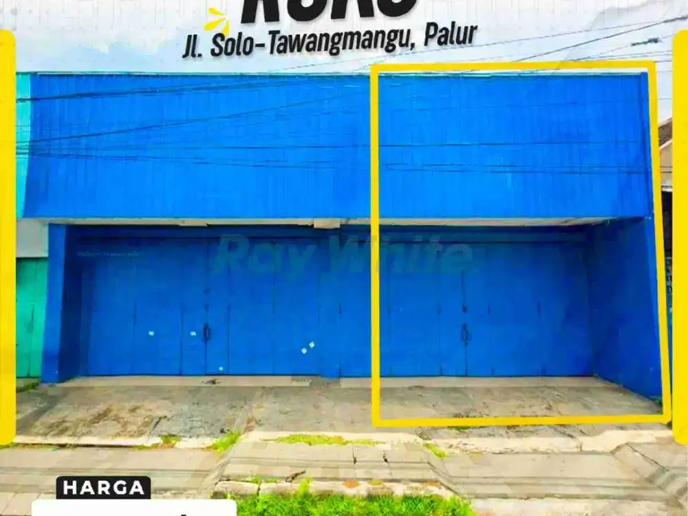 ruko jl raya solo tawangmangu palur