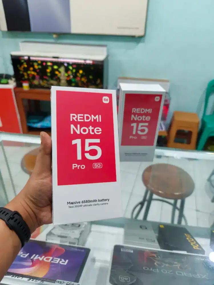 REDMI NOTE 15 PRO 5G 12/512 NEW SEGEL TERMURAH GARANSI RESMI