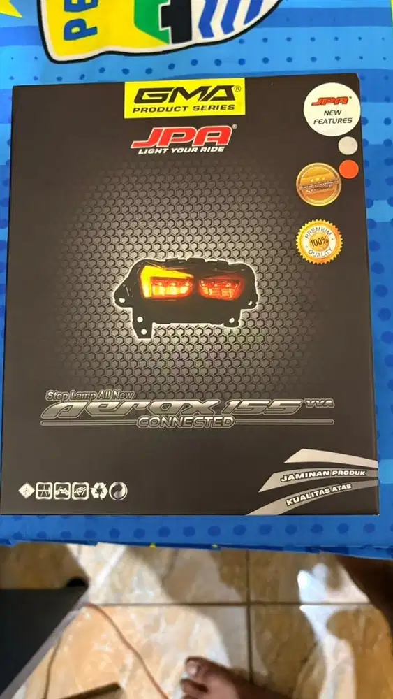 jpa aerox new putih  stoplamp