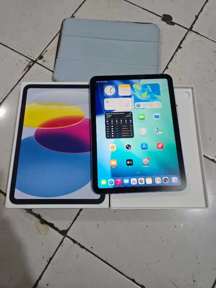 Ipad Gen 11 A16 256gb IBox Normal Lengkap Original