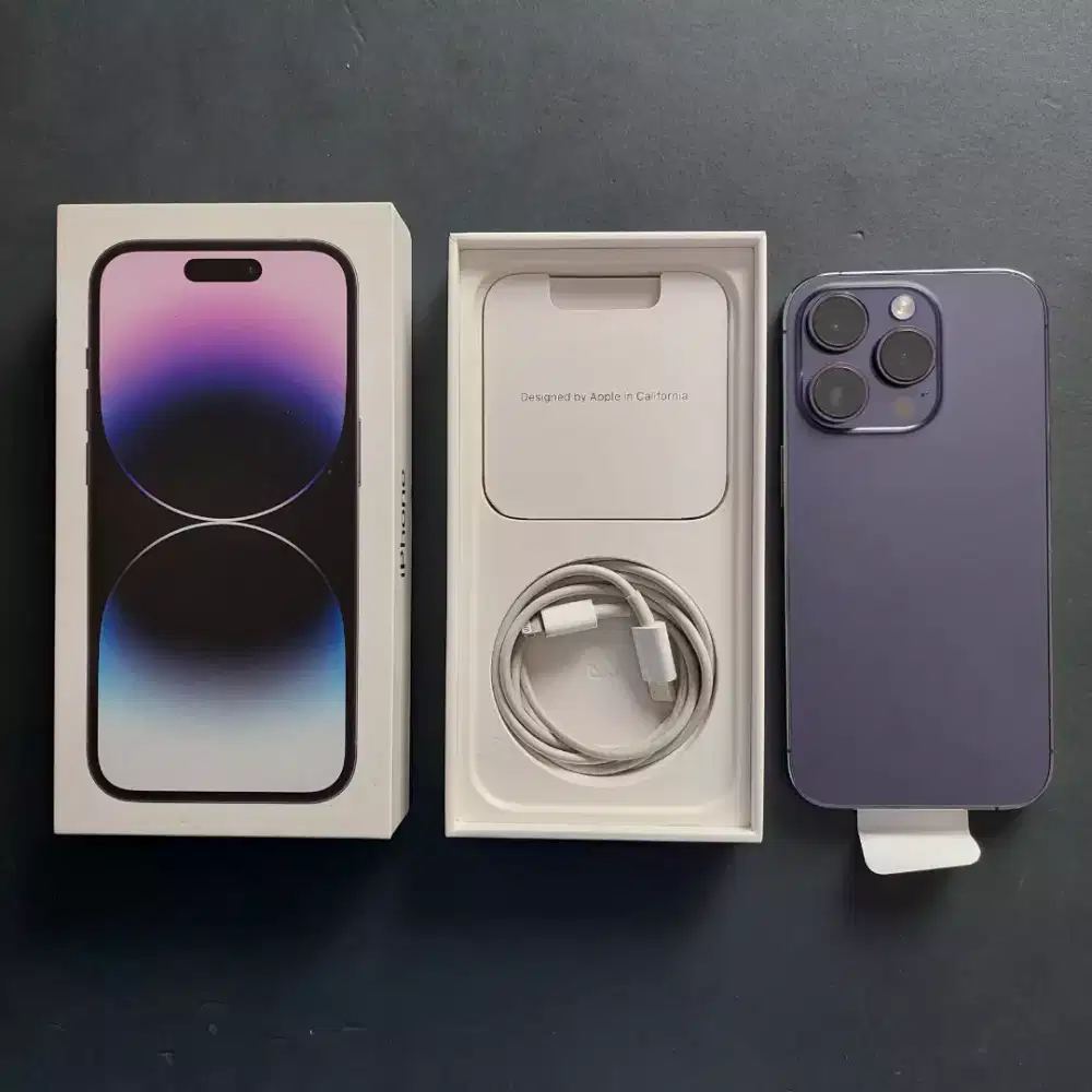 IPHONE 14 PRO 128GB DEEP PURPLE EX GARANSI INTER