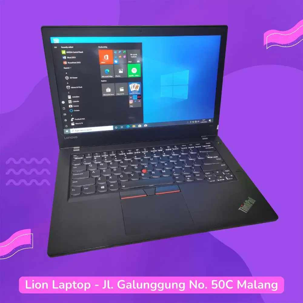 RAM 8GB SSD 256GB i5 Touchscreen Lenovo Thinkpad T470 [27|03]