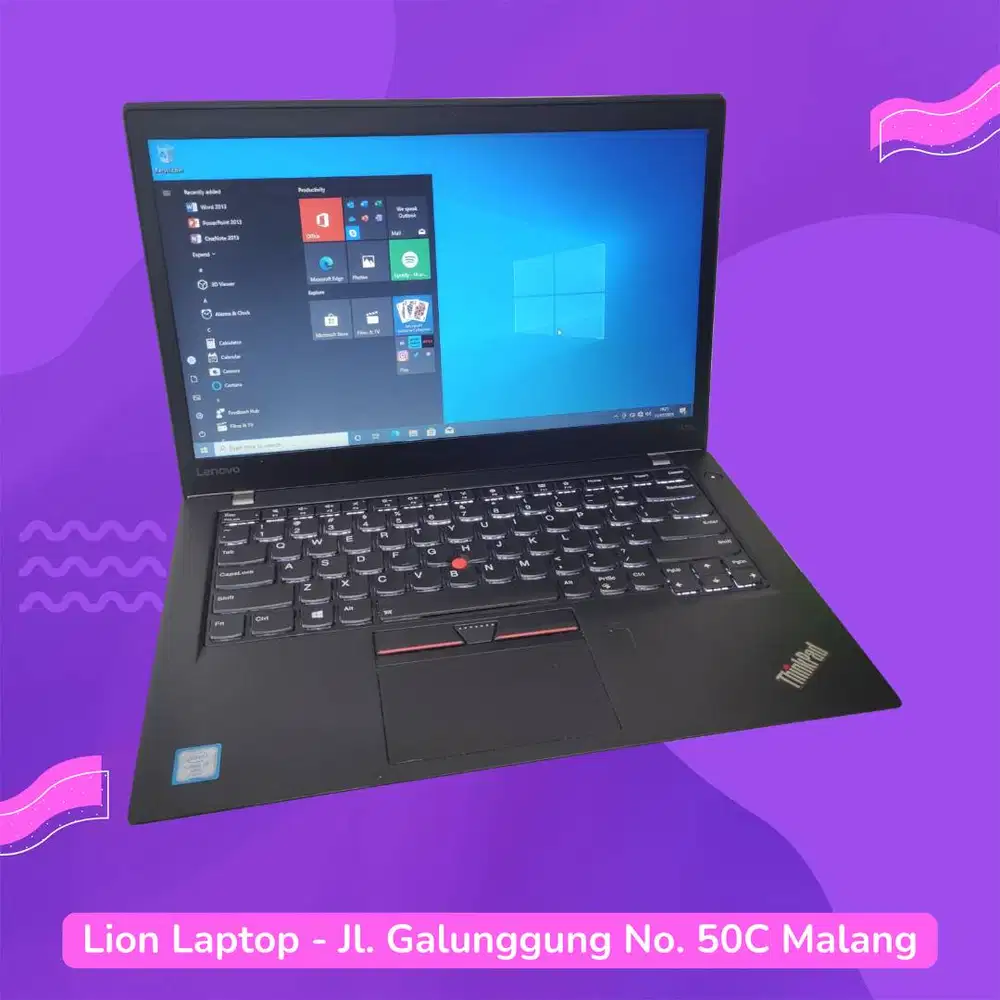 RAM 8GB SSD 256GB Core i7 SLIM Lenovo Thinkpad T470s [27|03]