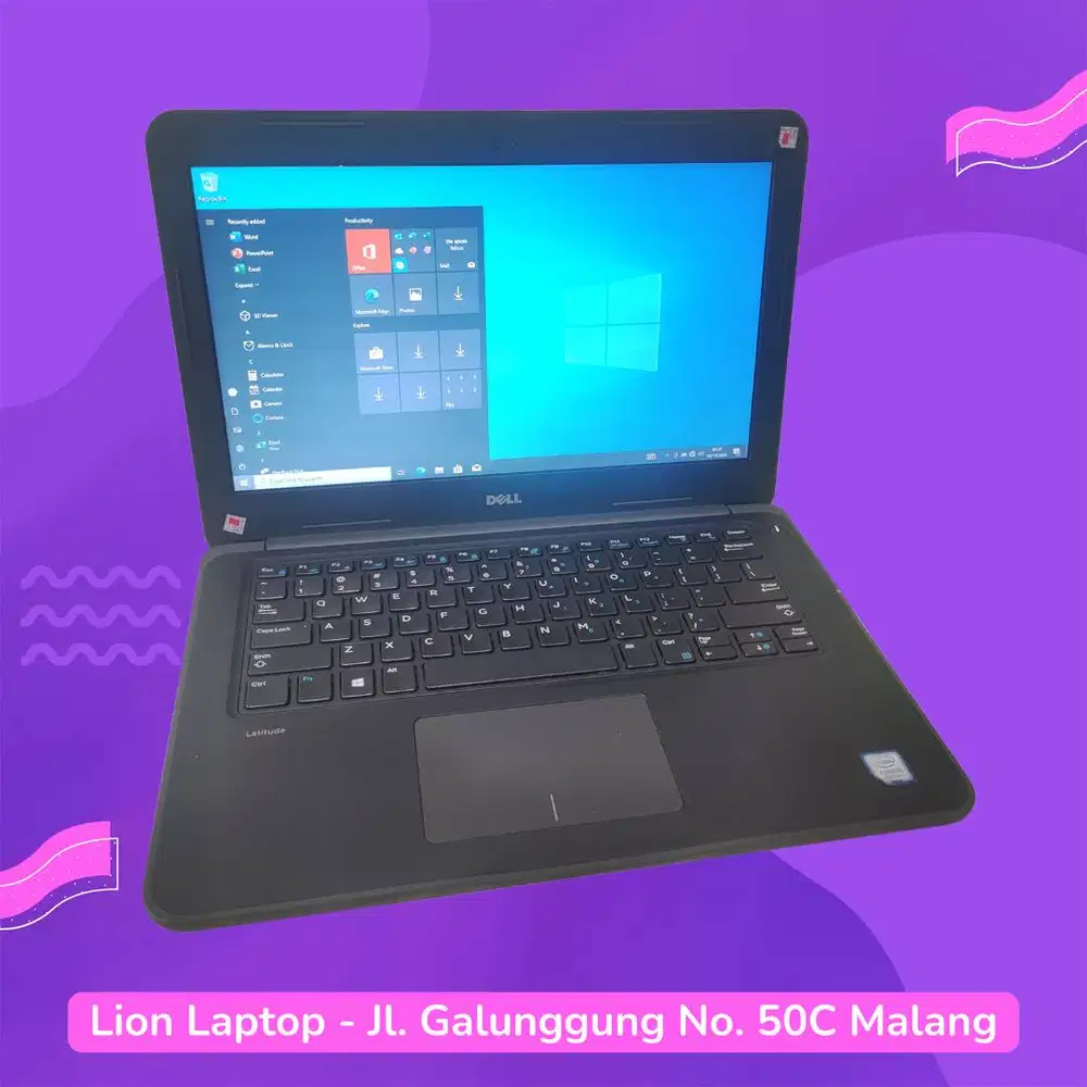 Core i5 Gen 7 Murah Mulus RAM 8GB SSD 256GB Dell Latitude 3380 [27|03]