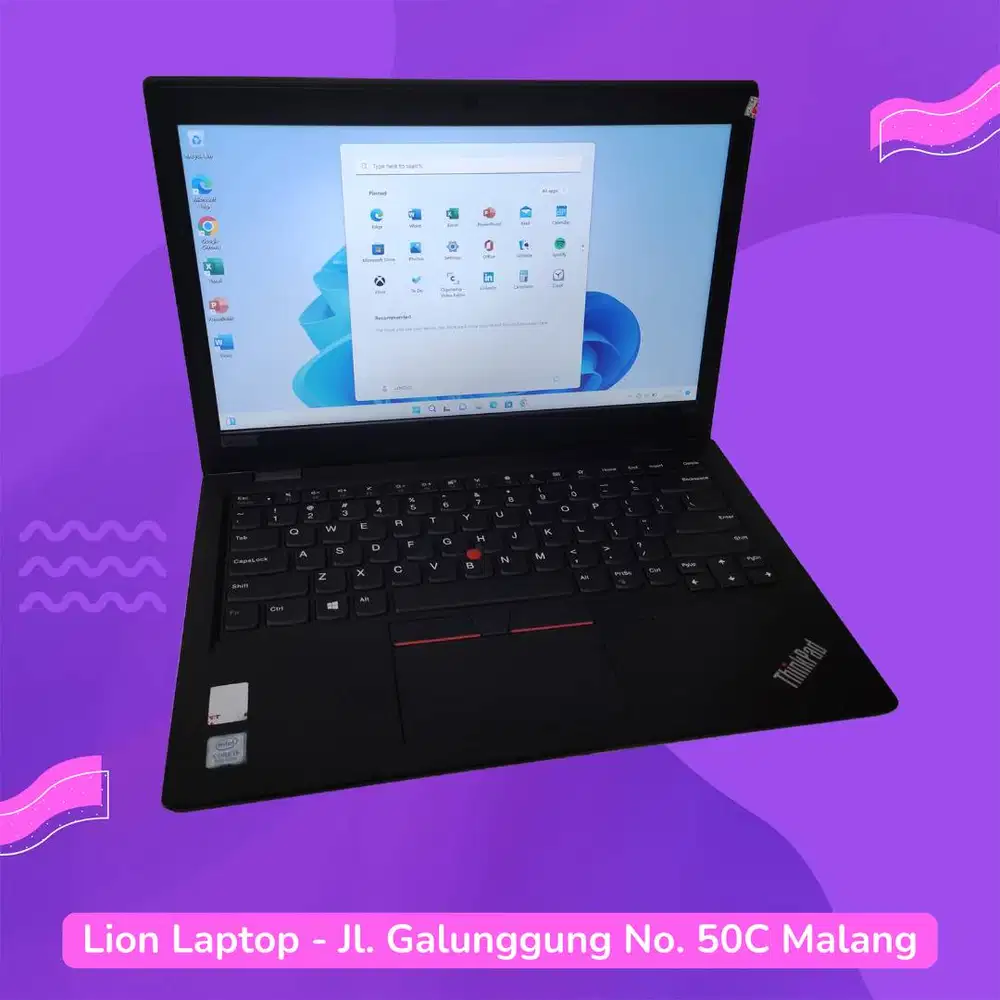 Core i5 Gen 8 RAM 8GB SSD 256GB Lenovo Thinkpad L390 [27|03]