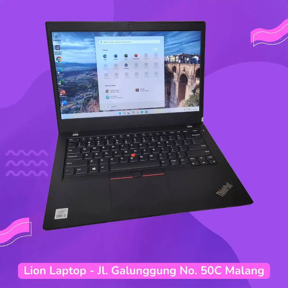 i5 Gen 10 Murah RAM 8GB SSD 256GB Lenovo Thinkpad L14 [27|03]