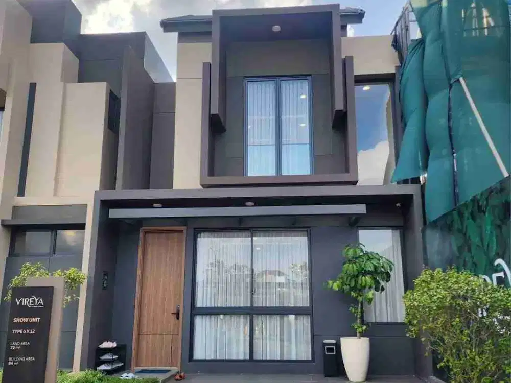 Cluster Terbaru Vireya BSD Lokasi Terbaik Tipe 5,6,7 start 1.2Man bisa KPR DP 0%