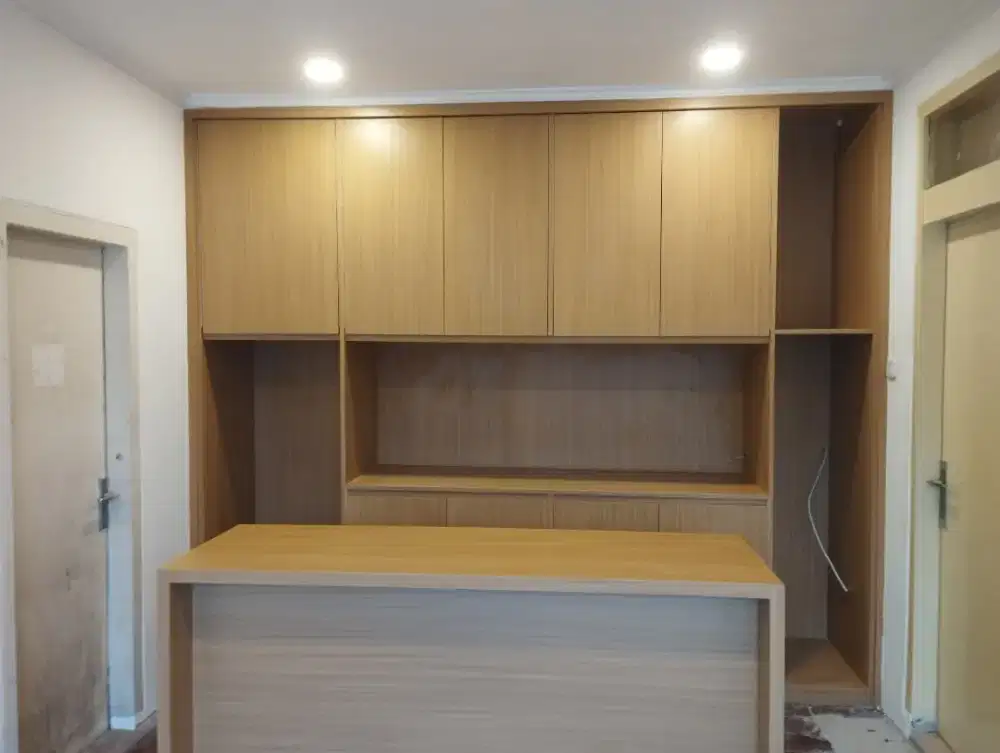 Service interior , kitchen set , cat dinding , wpc , plafon dll