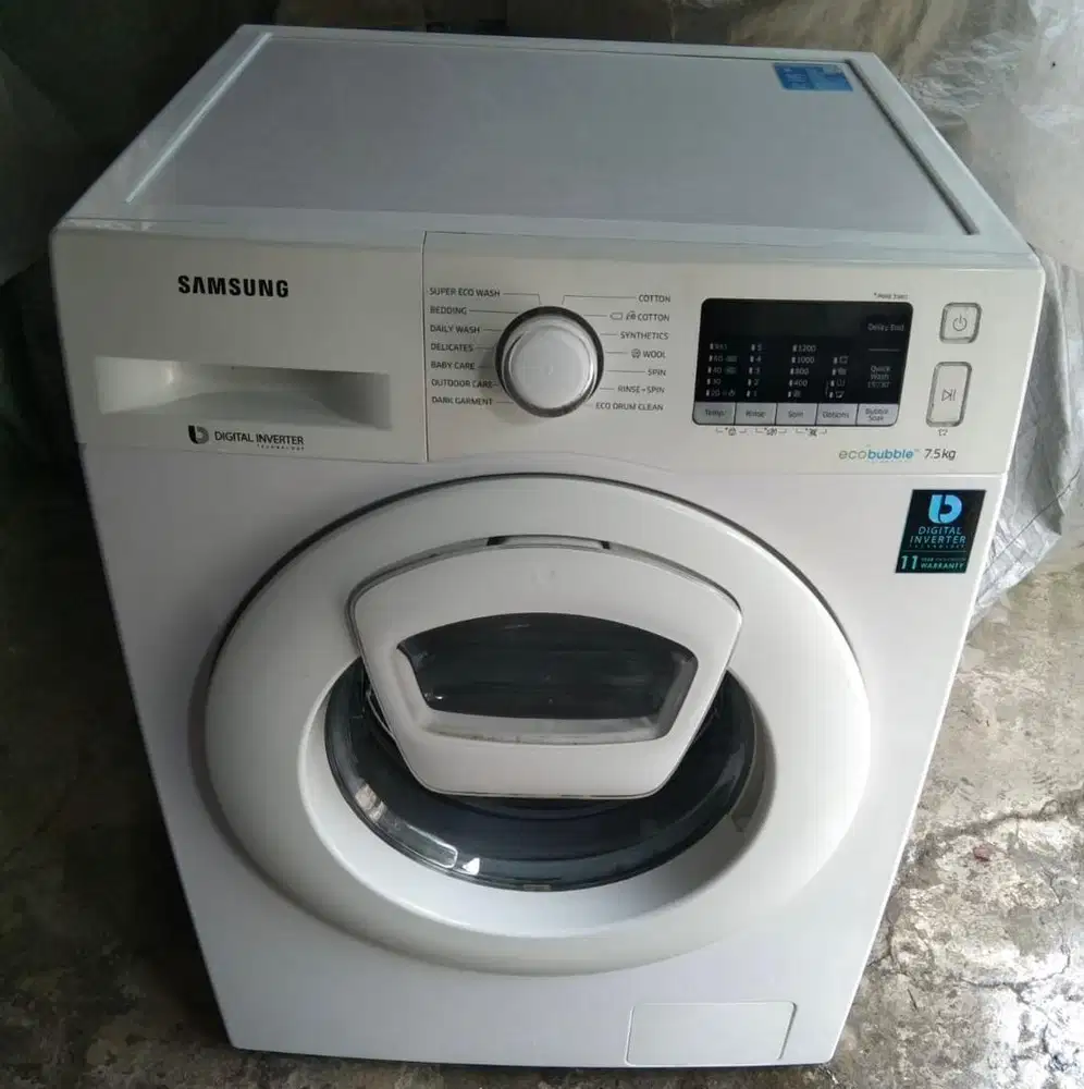 Samsung Digital Inverter 7.5Kg Mesin Cuci Front Load