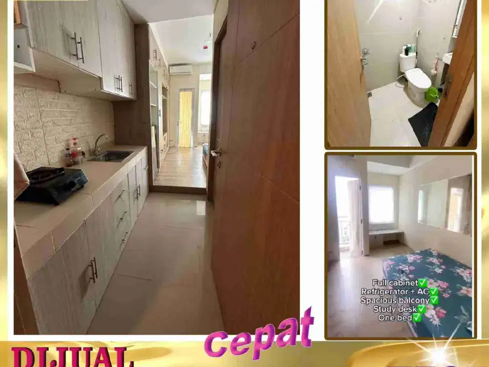 TURUN HARGA 
DIJUAL MURAH Apartemen Studio di B Residence BSD
Bumi Serpong Damai - Tangerang