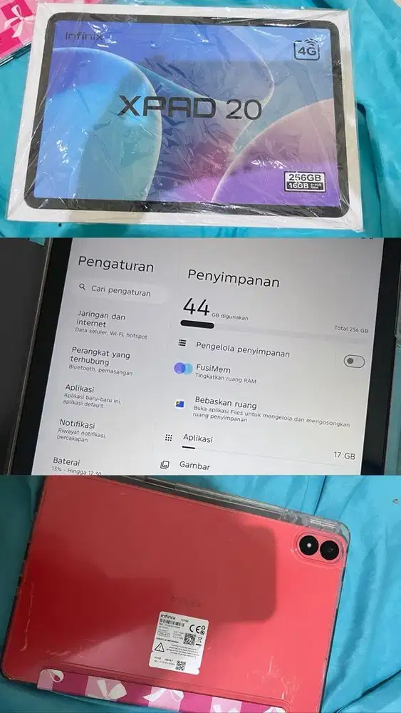 X PAD 20 / RAM 16 GB / 256 GB