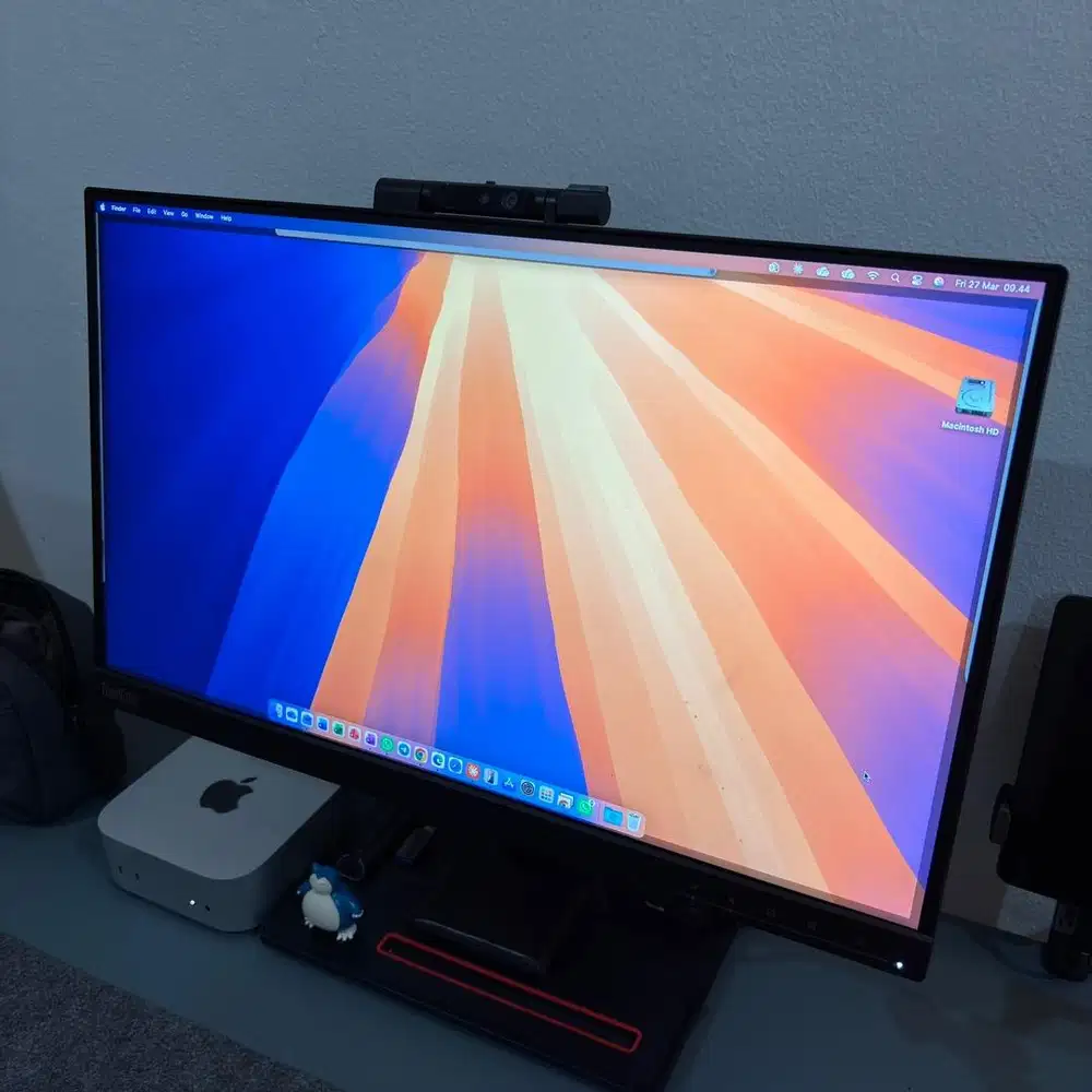 Monitor Komputer Laptop Lenovo Thinkvision T22v-20 built-in Webcam