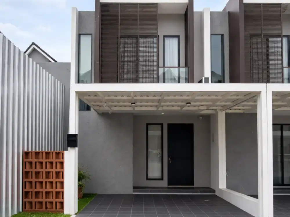 Rumah modern minimalis semi furnished  di Graha Raya PR 17940