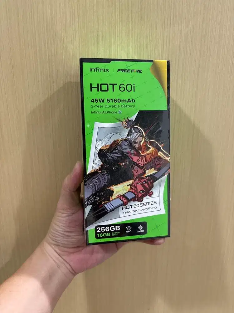 {BARU} Infinix Hot 60i 6/128, SEGEL Garansi Resmi, Bisa COD