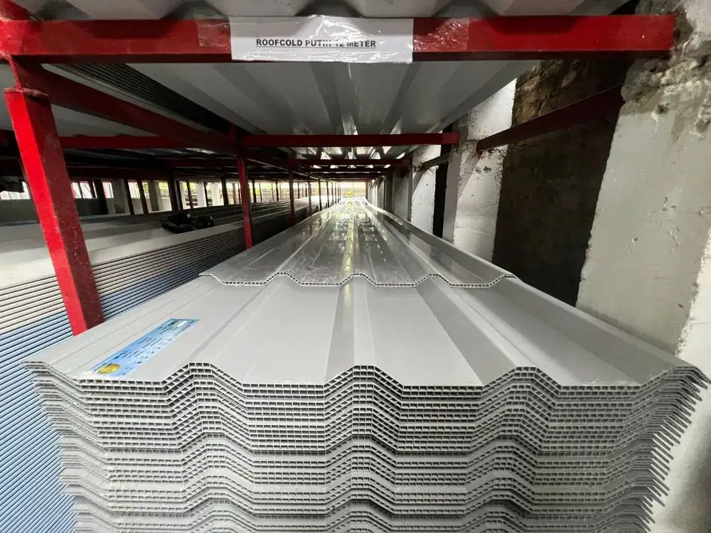 atap upvc doubel layer roofcold