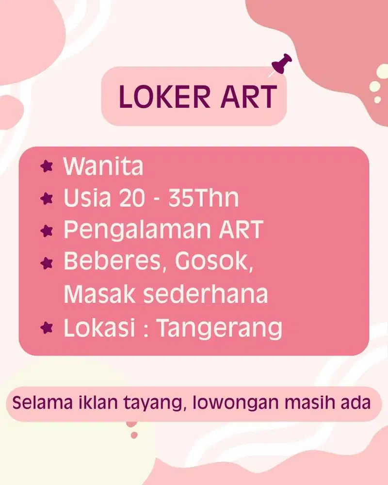 LOKER ART TANGERANG