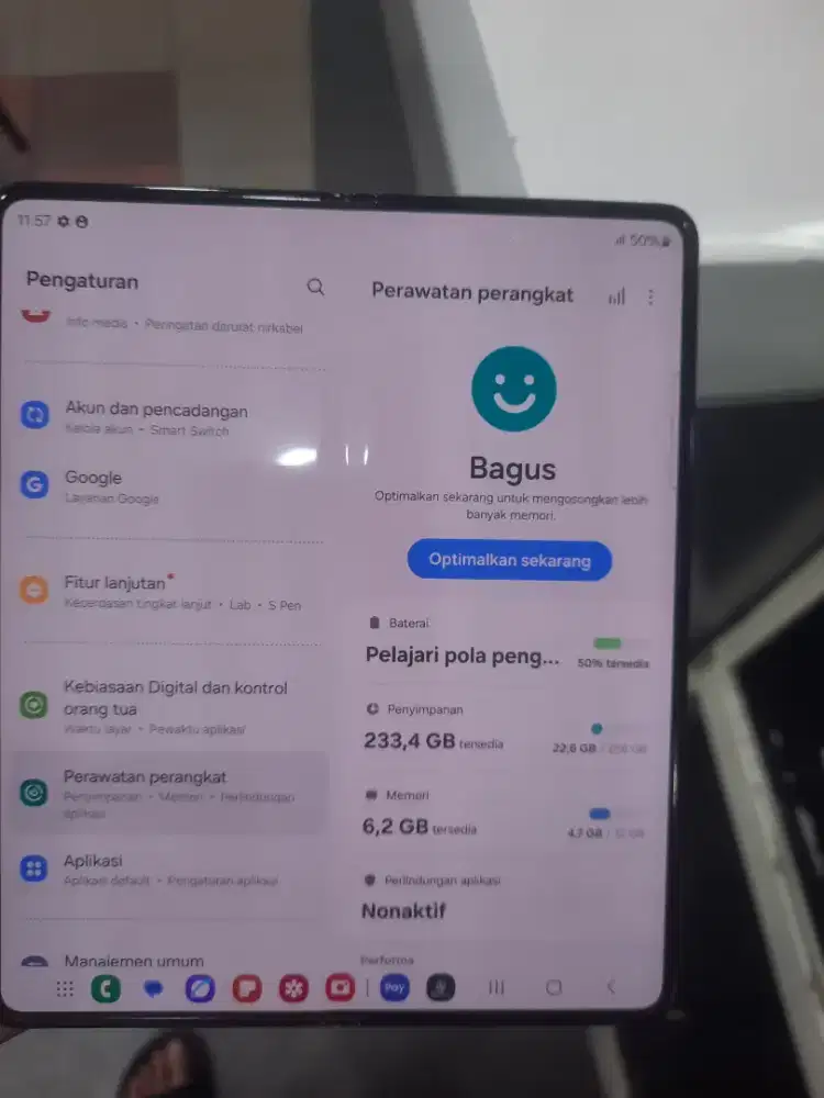 Samsung Galaxy Z Fold 5 12/256 second resmi SEIN