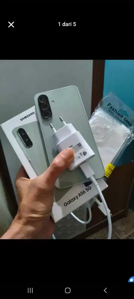 Mulus cak baru SAMSUNG A56 RAM 12+12/256 GB  FULLSET