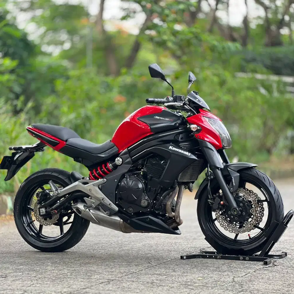 KAWASAKI ER6N 650 ABS 2013 MERAH KM LOW PAJAK PANJANG GAS BRUTAL