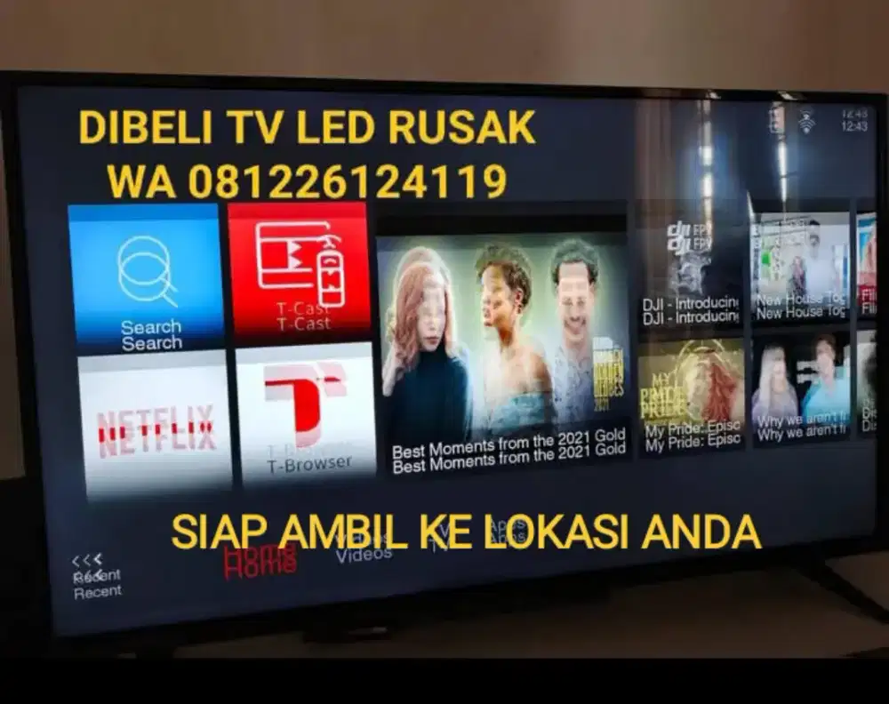 Dibeli Tv LED Rusak