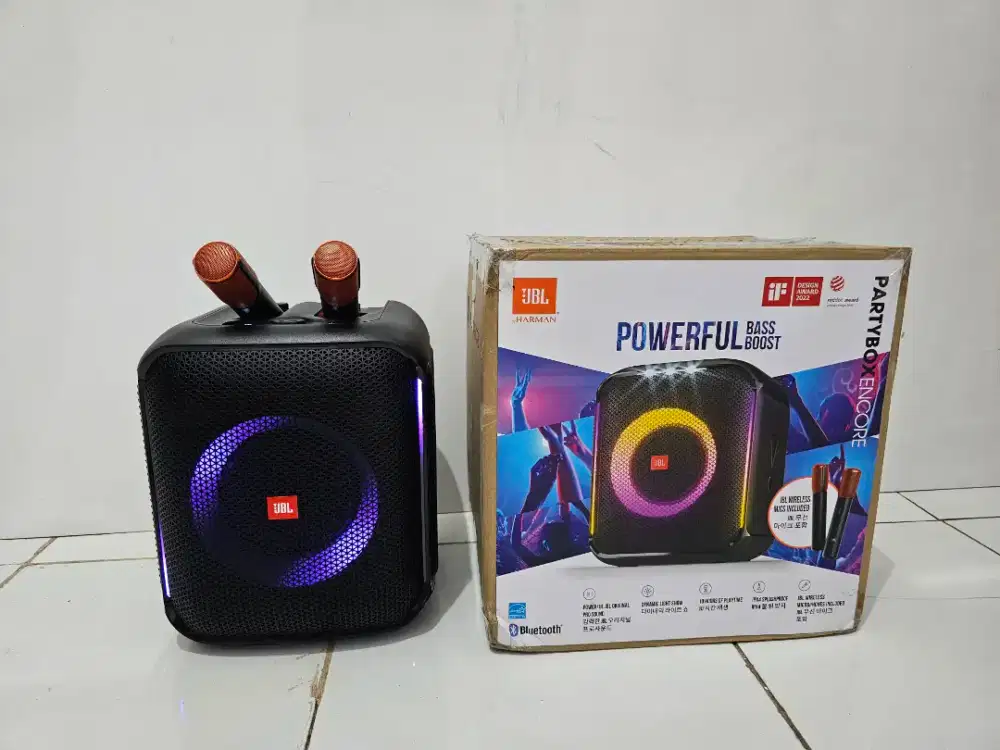 JBL Partybox Encore + 2 Mic