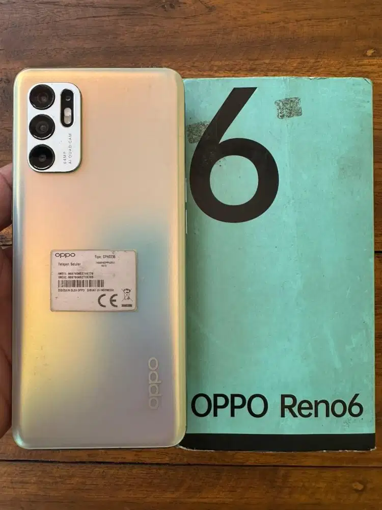 Oppo Reno 6 NFC Like New Mulus 8+8GB 128GB Amoled Finger Layar On BSTT