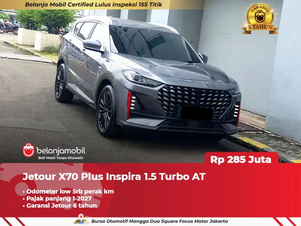LIKE NEW !! JETOUR X70 PLUS INSPIRA ABU 2025 / 2026 GREY