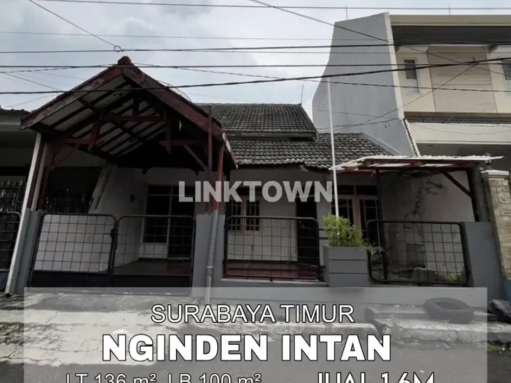 Dijamin Paling Murah Rumah 1 Lantai di Nginden Intan Dekat Semolowaru
