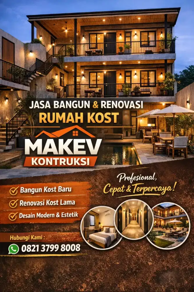 Jasa bangun Rumah kost
