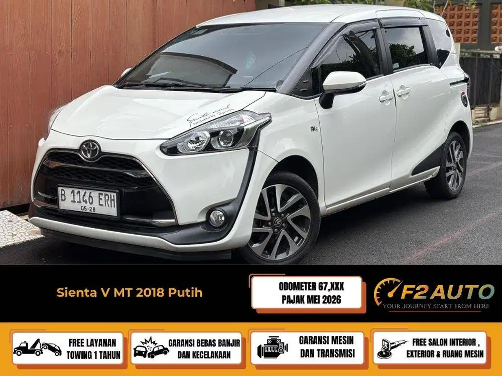 Toyota Sienta V MT 2018 Putih