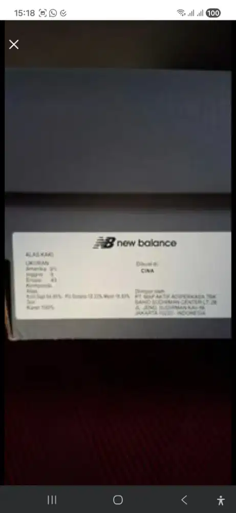 Sepatu New Balance original