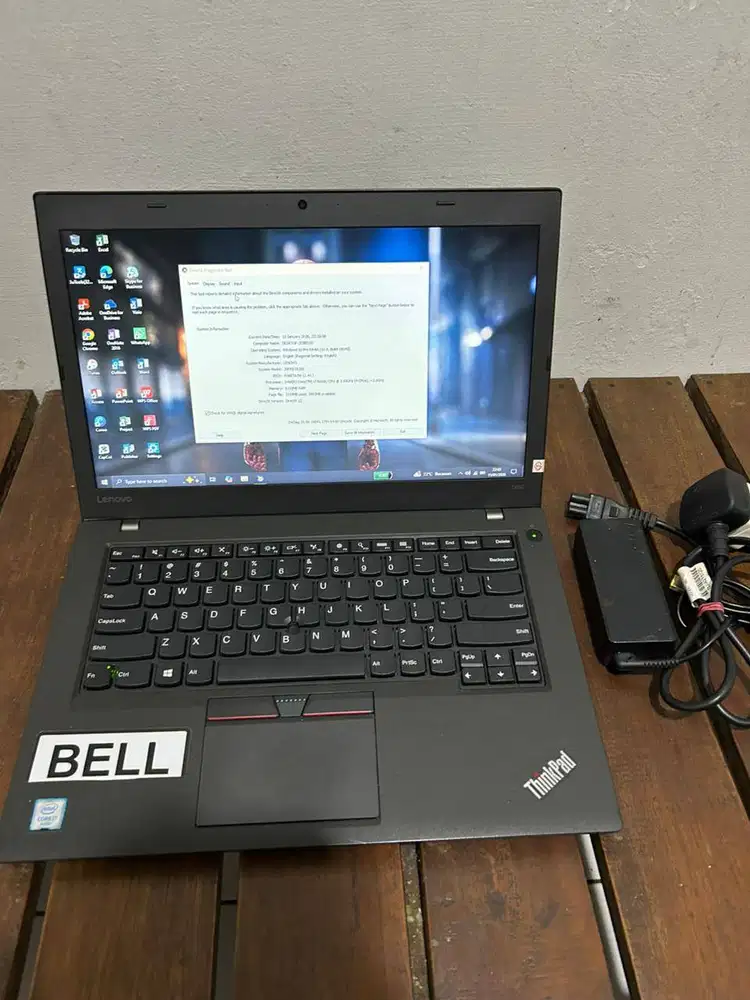 Laptop Thingpad L460 Intel i7 6600U HD 520  8Gb Ram 256Gb SSD Win 10