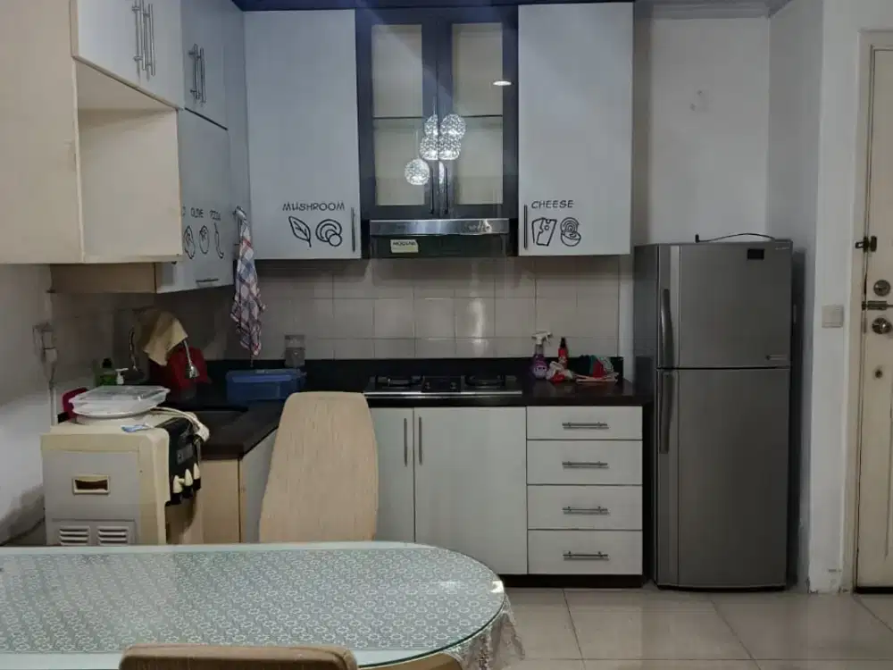 DISEWA APARTEMEN CITY HOME MOI KELAPA GADING TOWER SAN FRANSISCO BAY 2BR RENOV JADI 1BR FURNISH