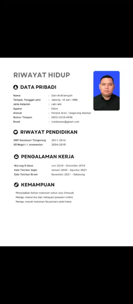 Sedang Cari Pekerjaan