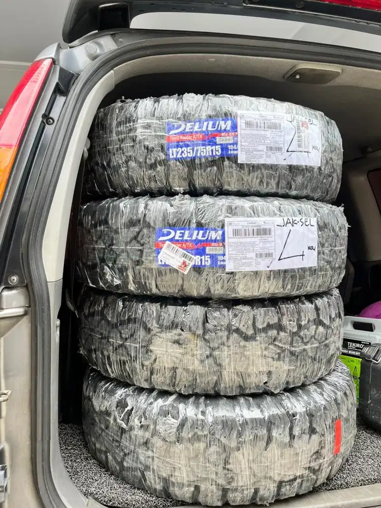 BAN BARU MASI DIBUNGKUS DELIUM AT/X 235 75 R15 Jeep Cherokee Jimny