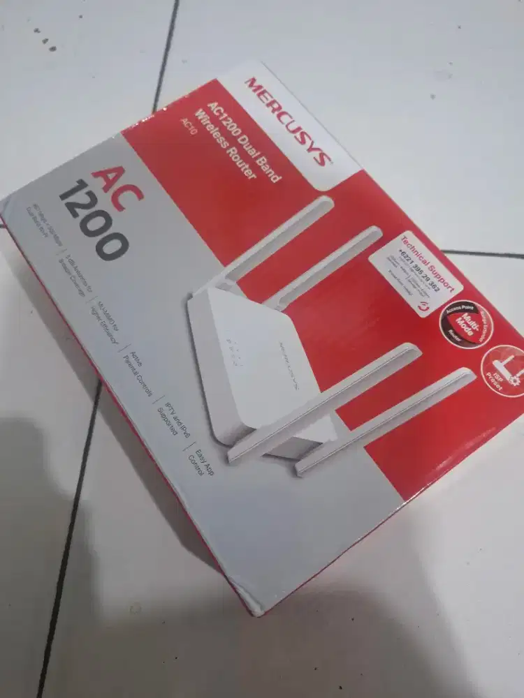 Router 5G Tp Link Mercusys AC1200 Dual Band BARU belum dipakai