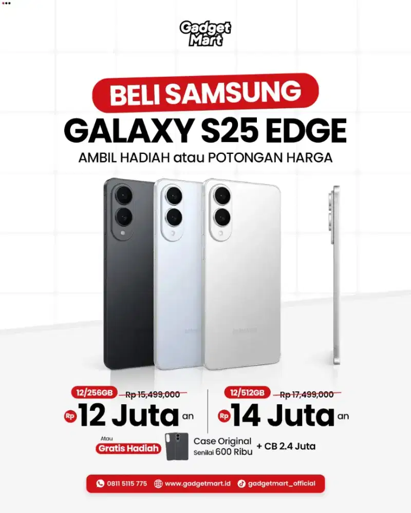 PROMO TERMURAH SAMSUNG S25 EDGE 512GB STOK TERBATAS