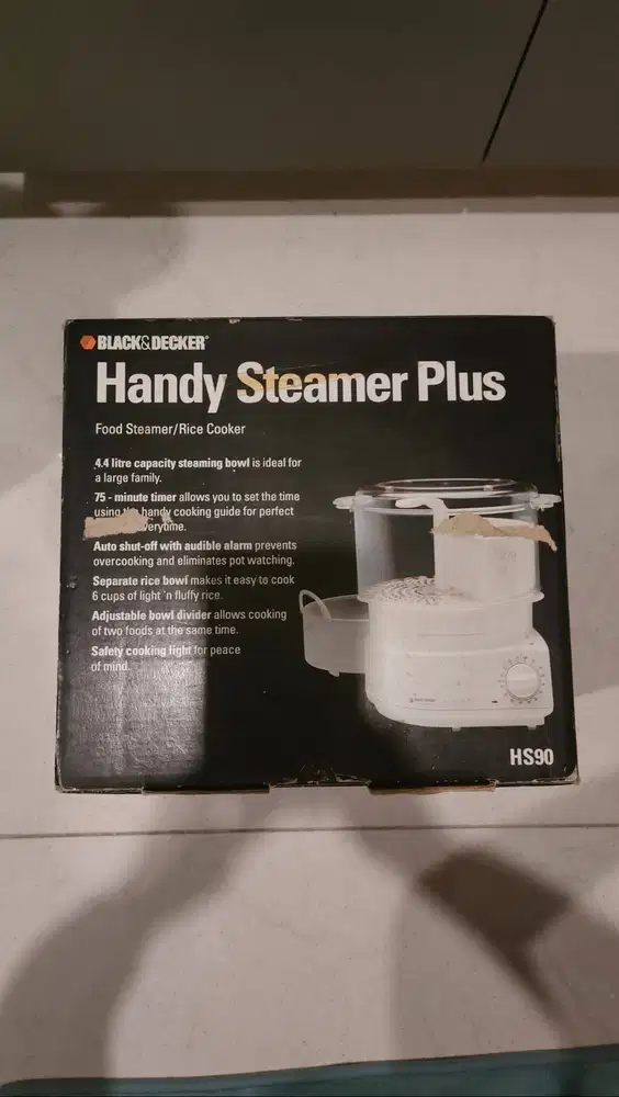 Handy Steamer Black & Decker Steamer HS90 Second