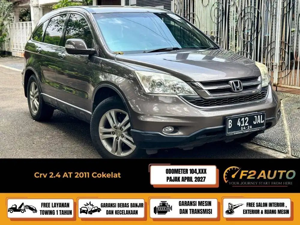 Honda CRV 2.4 AT 2011 Cokelat