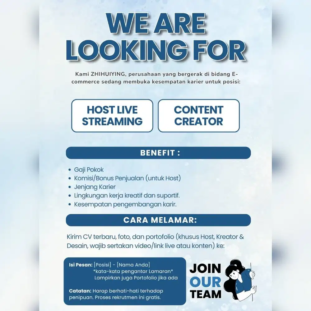 HOST LIVE STREAMING & CONTENT CREATOR